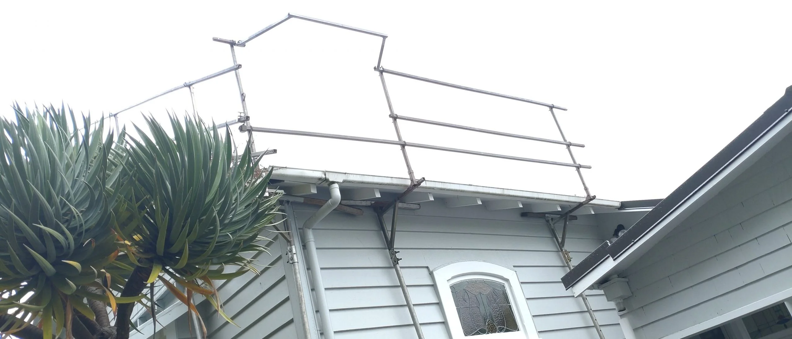 guardrail system installed